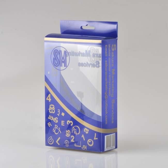 Custom Packaging PVC Box with Hook