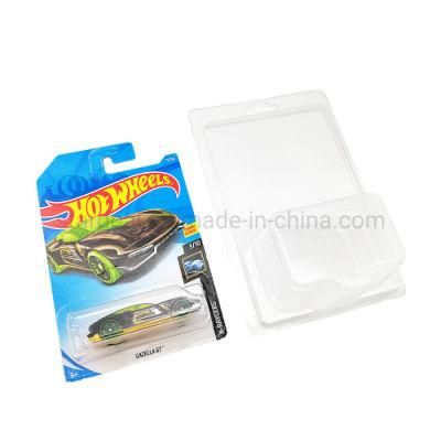 Custom Recycled Clear Hotwheels Protector Clamshell Blister Packaging