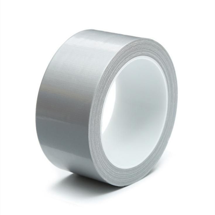 China Custom Wholesale Price Waterproof Jumbo Roll Heavy Duty White Silver Black Colored Cloth Duct Adhesive Tape