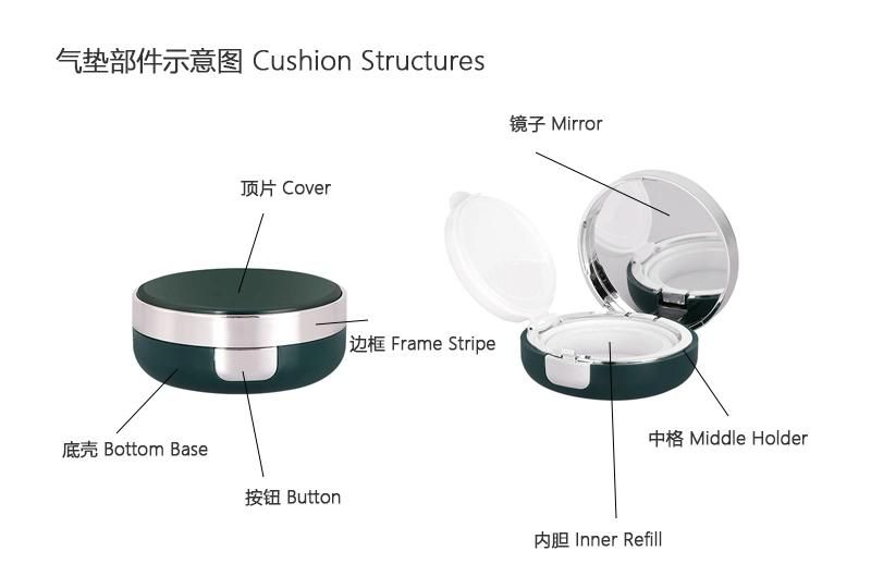 Round Empty Bb Cream Air Cushion Case