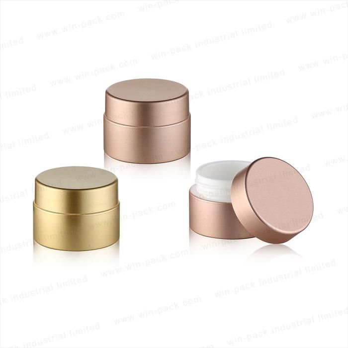 2020 Hot Seller Matte Gold Color Acrylic Mini Cream Jar in High Quality Low Price