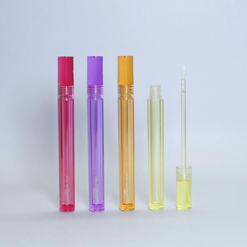 Fully Clear Lip Gloss Tube Crystal Transparent Lipgloss Container Tubes