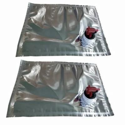 High Quality Aluminum Foil Valve Bag in Box for Liquid, Wine, Oil, Water, Juice, Detergent with Tap Valve