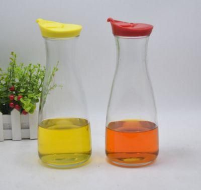 1L Water Juice Glass Milk Bottle with Plastic Cap 1000ml Water Bottle Glass