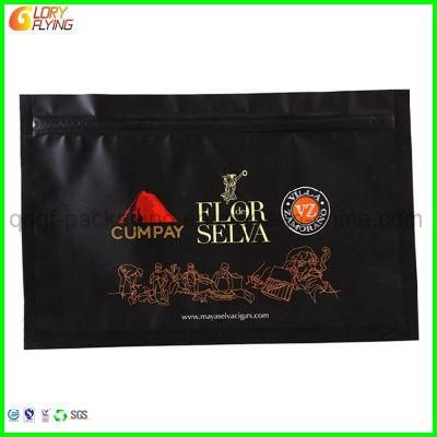 Cigar Packaging Ziplock Bag with Food Grade Plastic Bag