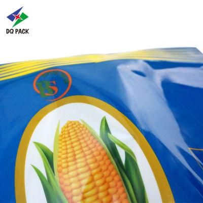 Dq Pack Custom Printed Mylar Bag Custom Reusable Mylar Pouch Antistatic Zipper Pouch Stand up Pouch for Maize Flour Packaging