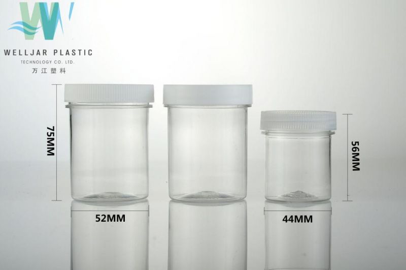 Plastic Packaging 120g Pet Cosmetic Plastic Jar