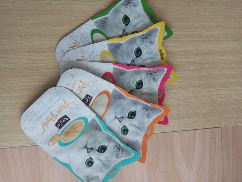 Printed Plastic Special Shape Bag Used for Pet Snacks or Human Food