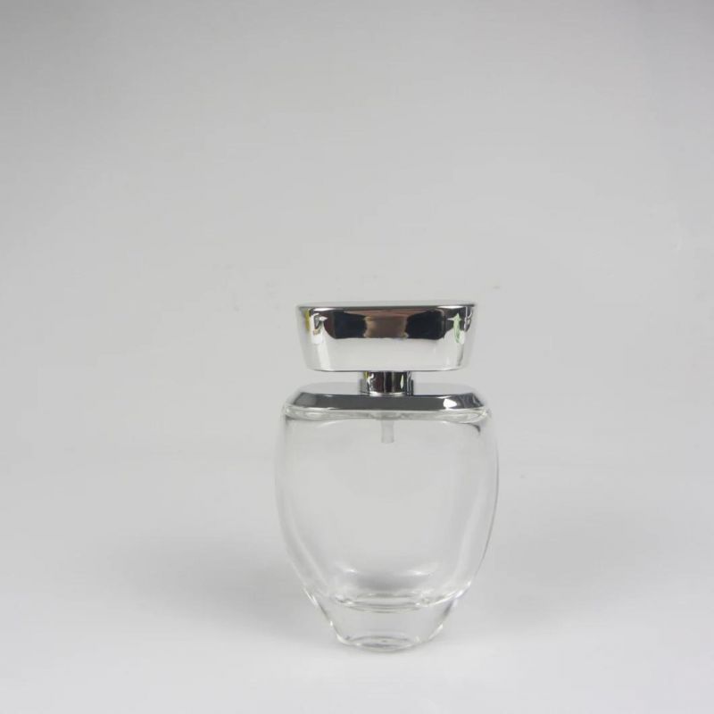 Selling Perfume Fragrance Glass Bottle with Silver Spray and Cap