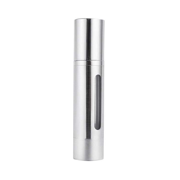 15ml 30ml 50ml Silver Airless Pump Bottle