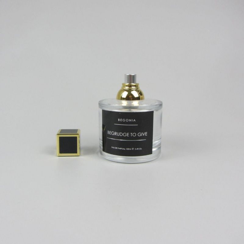 Empty Round Glass Atomizer Perfume Bottle 100ml for Men
