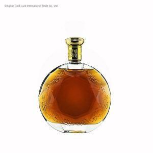 700ml Wholesale Empty Sprit Engrave Glass Brandy Bottle for Sale