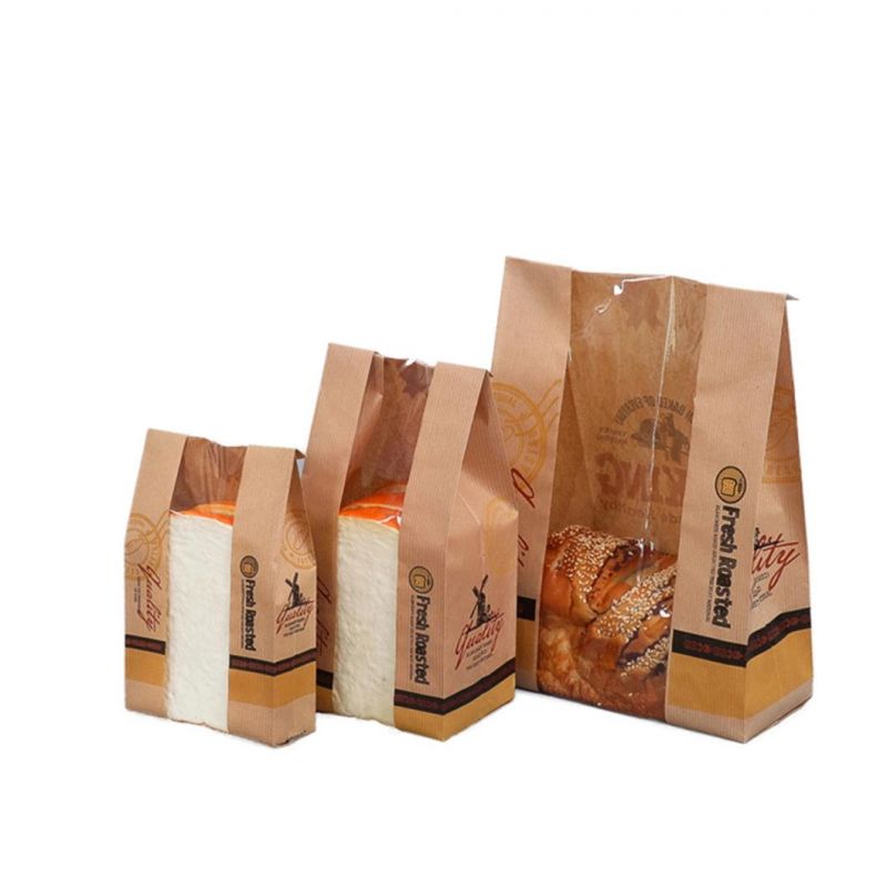 Food Bread Packaging Greaseproof Burger Paper Bag