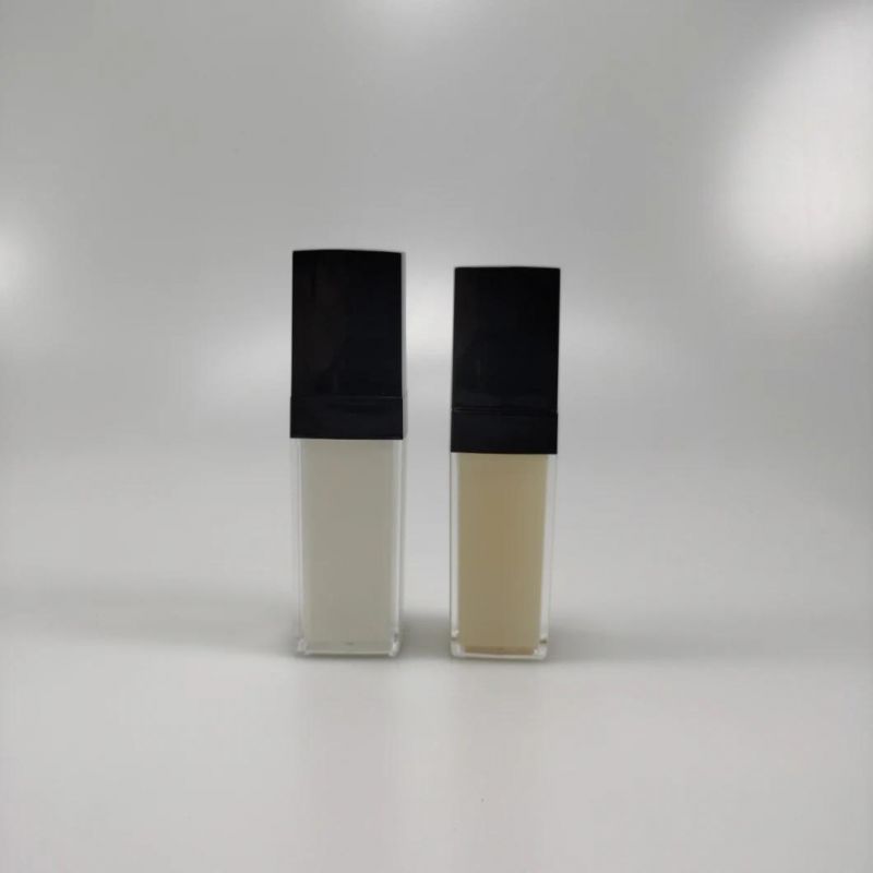 30ml Square Acrylic Emulsion Bottle Foundation Bottle Essence Bottle for Bb Cream