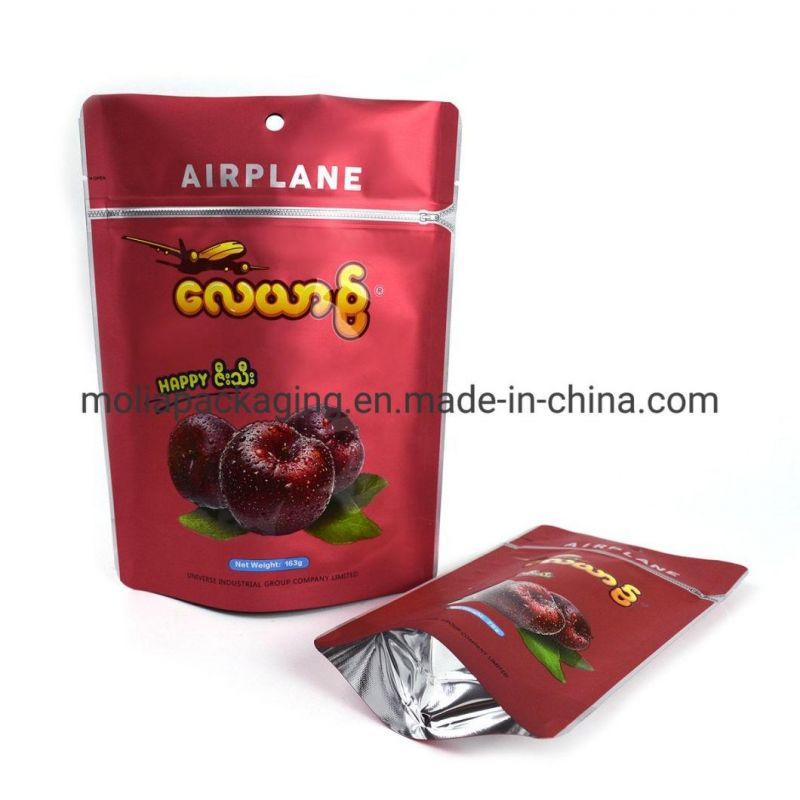 Aluminum Foil Multi Color Zipper Plastic Food Bags Mylar Zip-Lock Food Packaging Custom Printed Stand up Pouches, Coffee, Nuts Packaging Stand up Pouches 750g