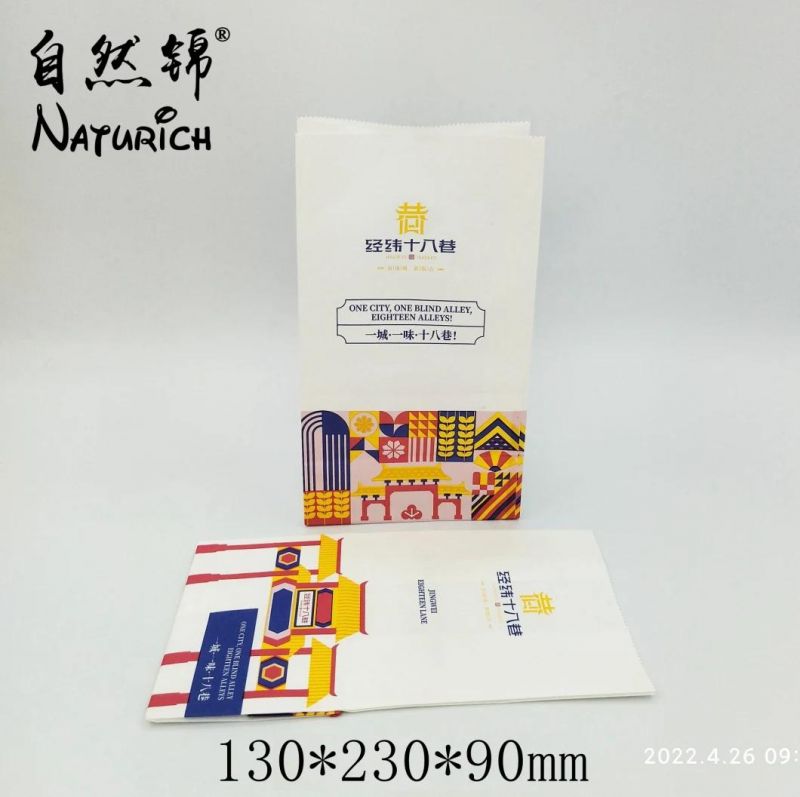 Toast Bag with Clear Window Paper Bag Plastic Bag