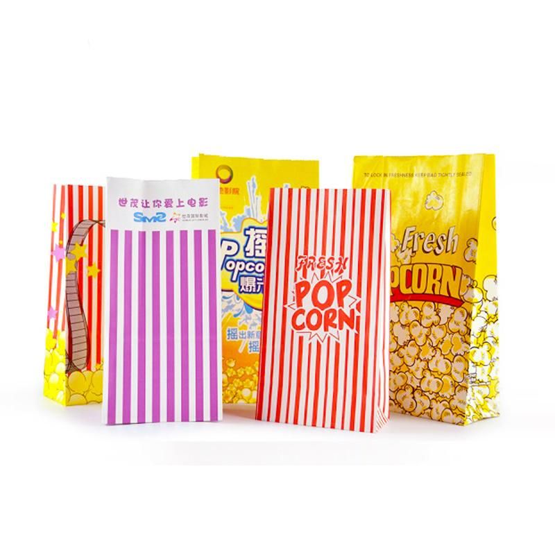 Microwave Sealable Popcorn Packaging Bags with Susceptor Film Inside