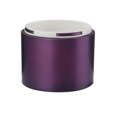 Purple Color Cosmetic Airless Pump Jar for Cream Packing