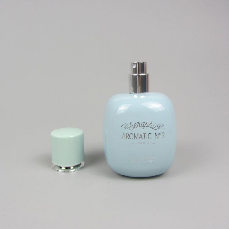 Wholesale Luxury 100ml Spray Cap Refill Glass Perfume Bottle