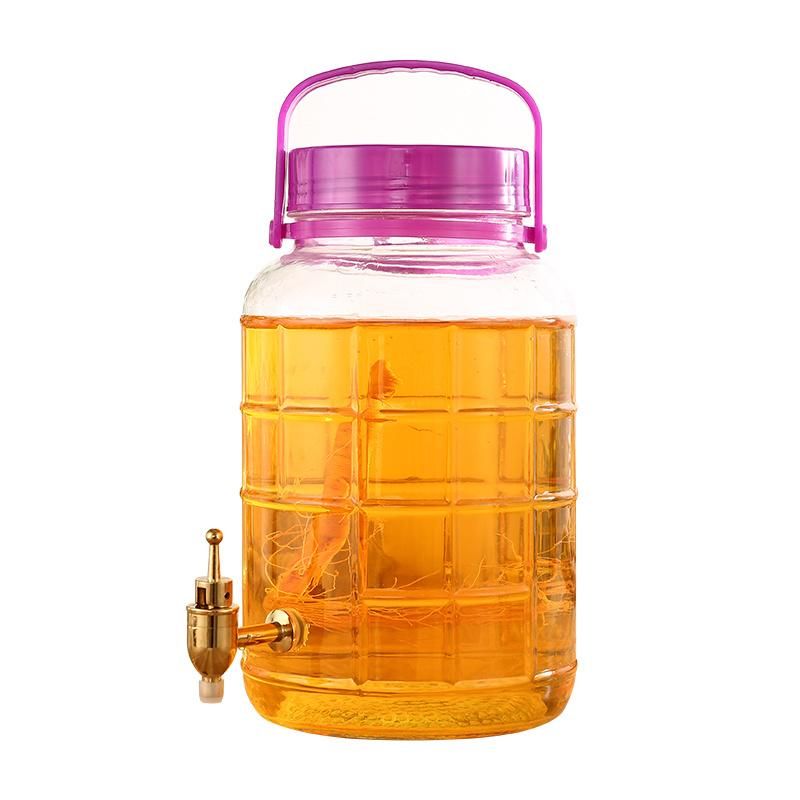 Glass Carboy 5L 2L with Plastic Cap and Stopper