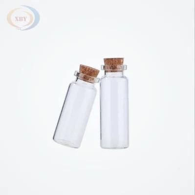 Mini Small Cork Stopper Glass Bottles Spell Jar Clear Empty Vial Pendants Bottle