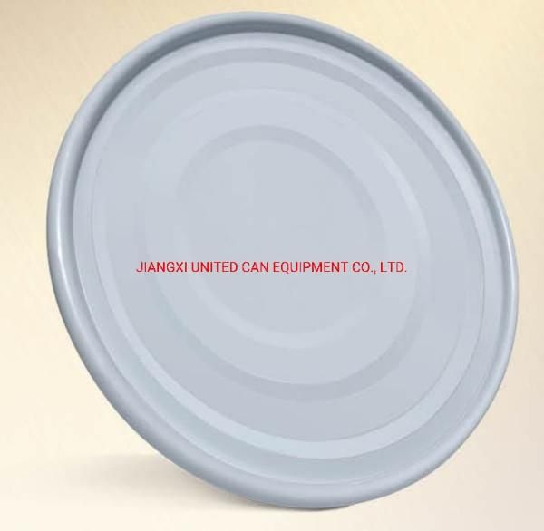 10L 20L Laminated Inside Golden White Outside Conical Pail Locking Ring Cover