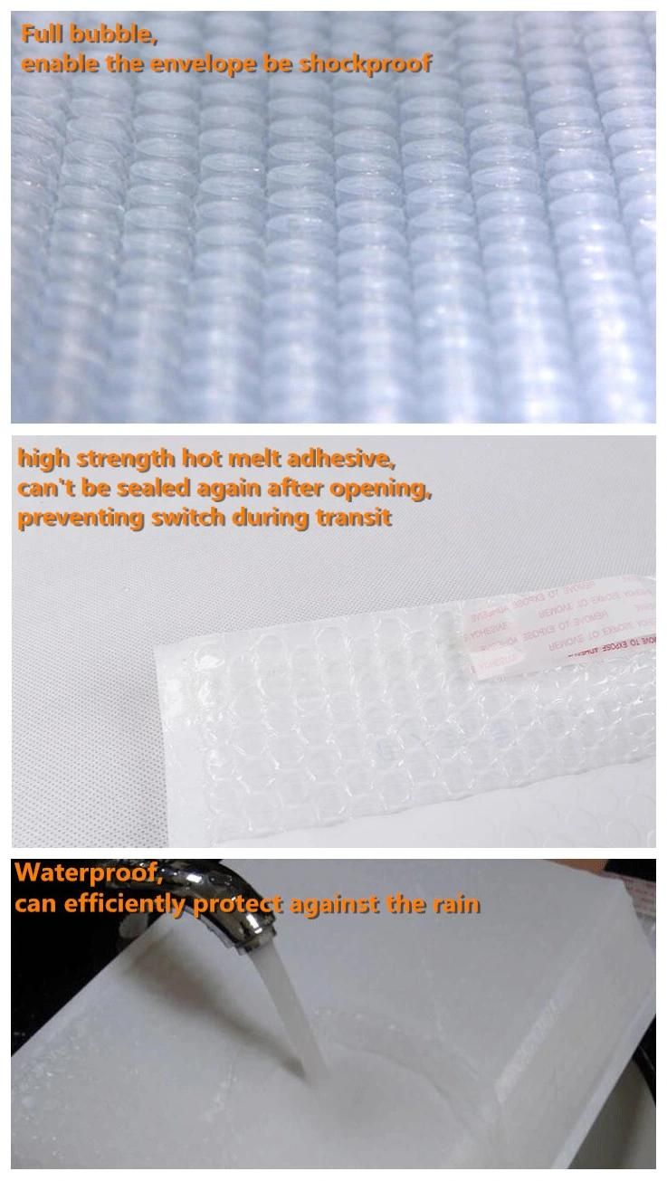 Custom Printed Bubble Envelope Mailing Bags, Bubble Envelopes White Color