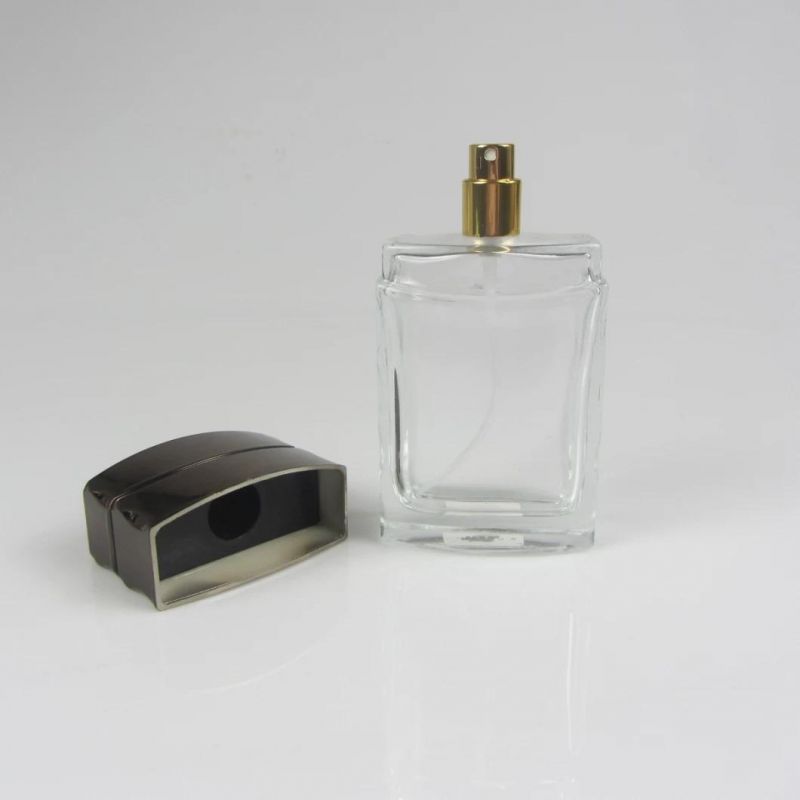 High Quality Transparent OEM Glass Perfume Bottle 100ml Set