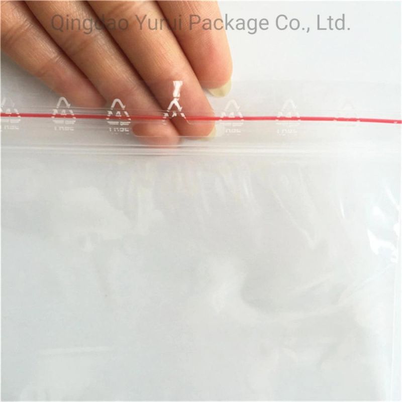 Plastic LDPE Zipper Bag with Recycled Logo