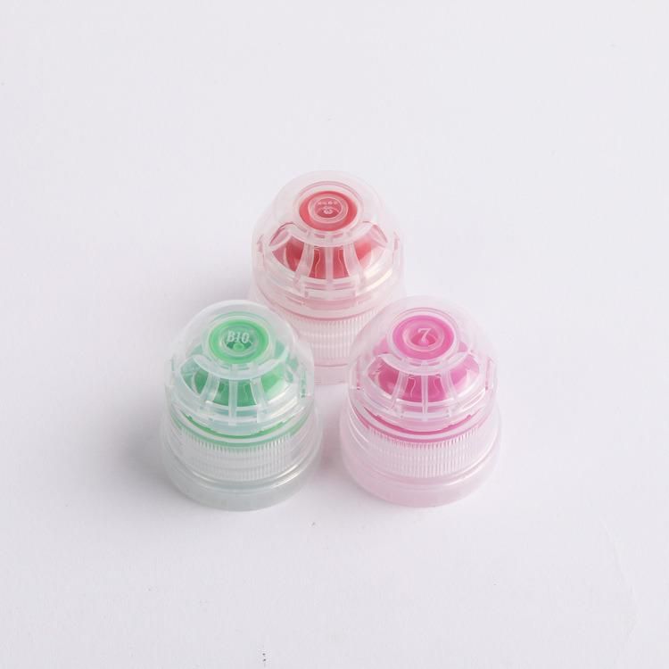 28mm 30mm 38mm Colorful PP Sport Water Bottle Push Pull Cap with Flip Top Cap