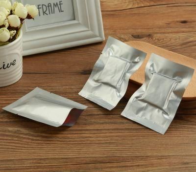Food Safe Sliver Stand up Zip Lock Bags Aluminum Foil Clear Plastic Pouch Zipper Mylar Heat Seal Tear Notches Packaging Bag