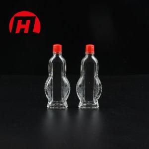 Mini Clear Balm Safflower Oil Glass Bottle with Cap