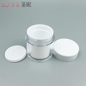 Face Cream Double Layer Cosmetic Jars and Bottles