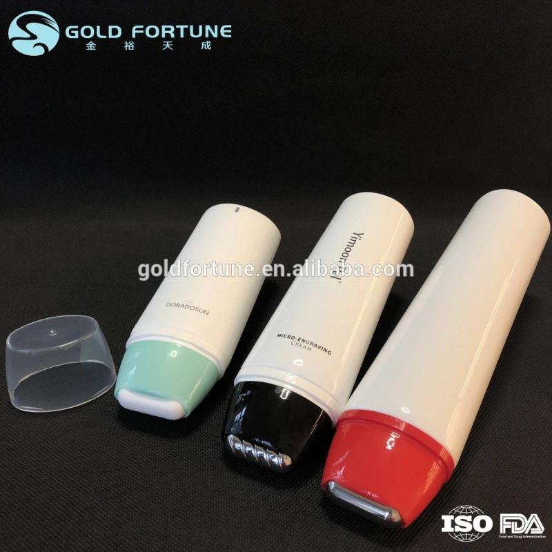 2019 Hot Sale Cosmetic Massage Container with Metal Head