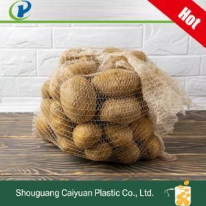 Durable Plastic PP Tubular Leno Mesh Packaging Bag for Onion Potato Vegetable Firewood Seafood