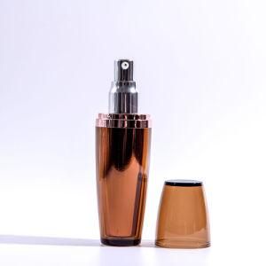 50ml Egg Shape Amber Acrylic Lotion Bottle (EF-L06050)