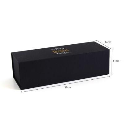 Luxury Single Glass Wine Accessories Gift Set Packaging Cardboard Gift Box with Foam Insert