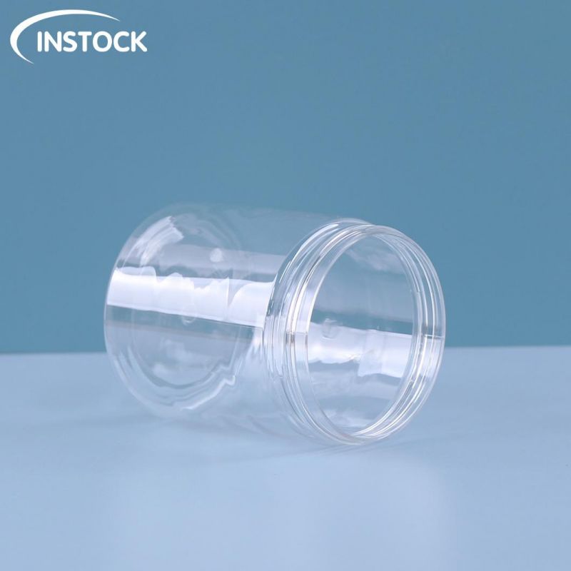 Customed White Pet 50/80/100/120/150/200/250ml Empty Cosmetic Plastic Containers Eye Face Cream Jars Skincare Cosmetic Packaging Portable Body Cosmetic Jars