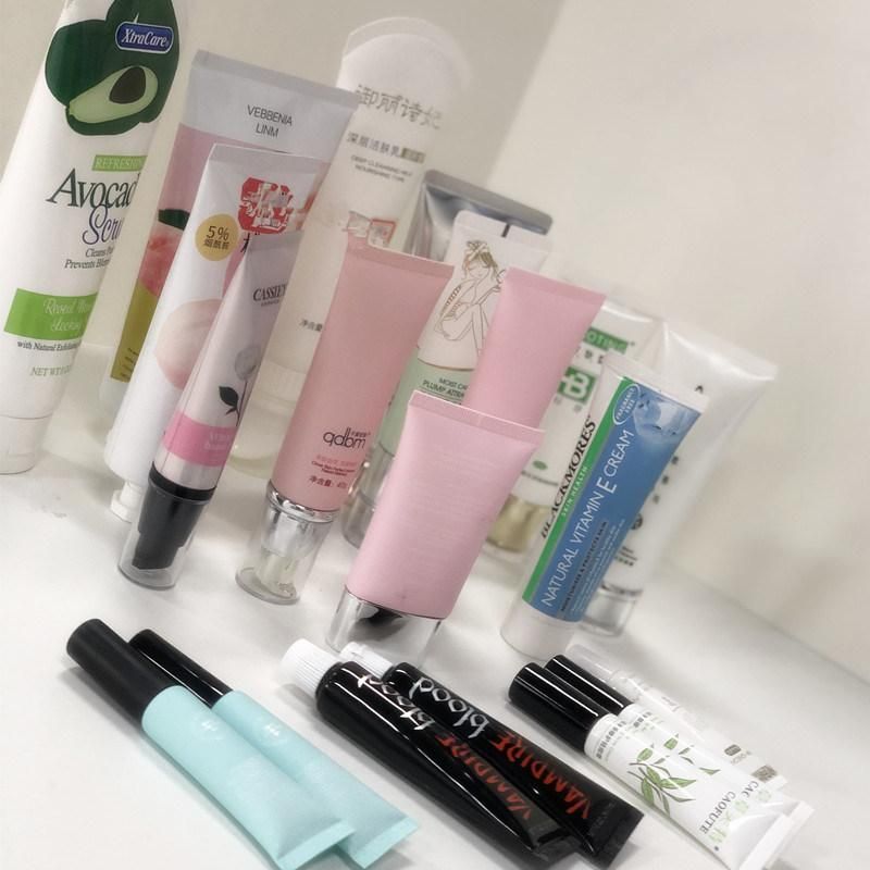 Eco Friendly Customized Cosmetic Plastic Tube with Cover Cosmetic Tube