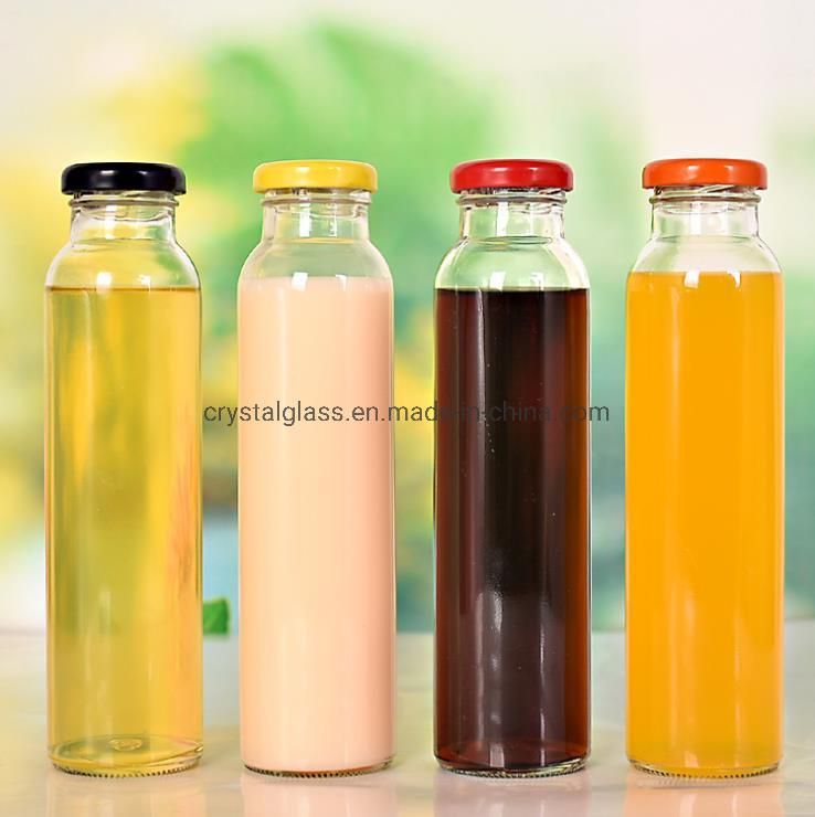 Manufacturer Wholesale 310ml, 500ml Juice Beverage Bottles Cold Bubble Tea Bottles Tinplate Cap Milk Tea Bottles