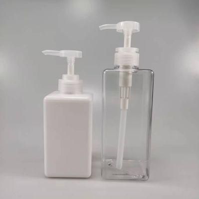 Empty450ml 750ml Pet Plastic Shampoo Wash Lotion Pump Bottle