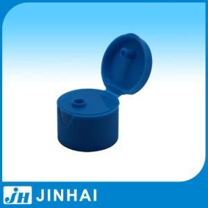 (D) 28/410 PP Blue Flip Top Cap for Bottle