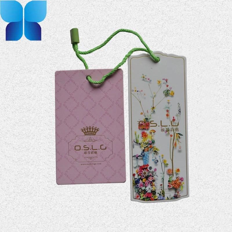 Eco-Friendly Paper Hang Tag Used for Fashion Clothing Fabric