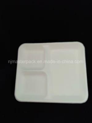 Disposable Sugarcane Bagasse Paper Plate