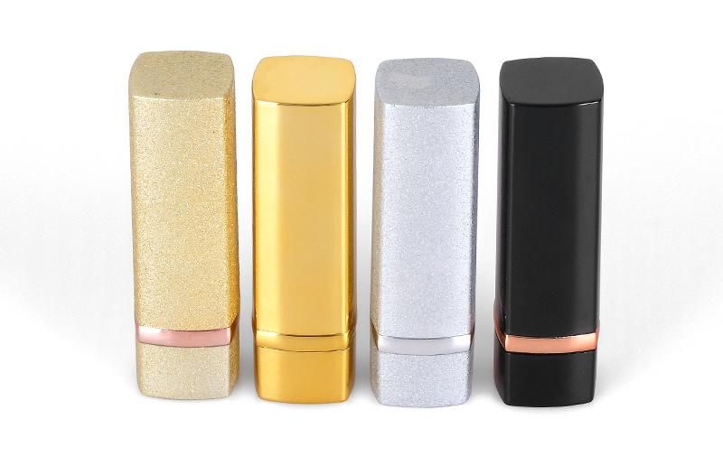 Fancy Cosmetic Empty Gold Lipstick Container Lipstick Packaging Tube Cosmetic Plastic Lipstick Tube