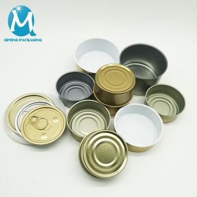 Metal Ring Pull Tin Can 100ml Empty Tuna Cans for Fish