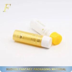 Dia16mm--50mm Luxury Clear Cosmetic Body Lotion Tube Packaging with UV Plating Cap