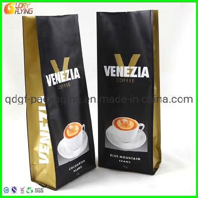 Stand up Pouch Coffee Bag with Zipper and One-Way Degassing Valve