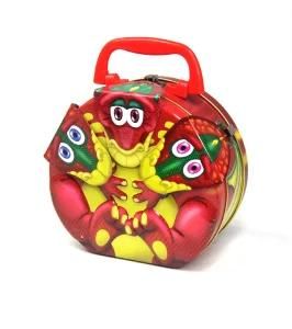 Novel Dragon Shaped Tin Handle Gift Box for Easter Promotion