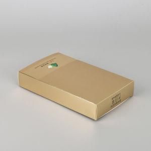 Wrapped with Gold Specialty Paper Cosmetic Box